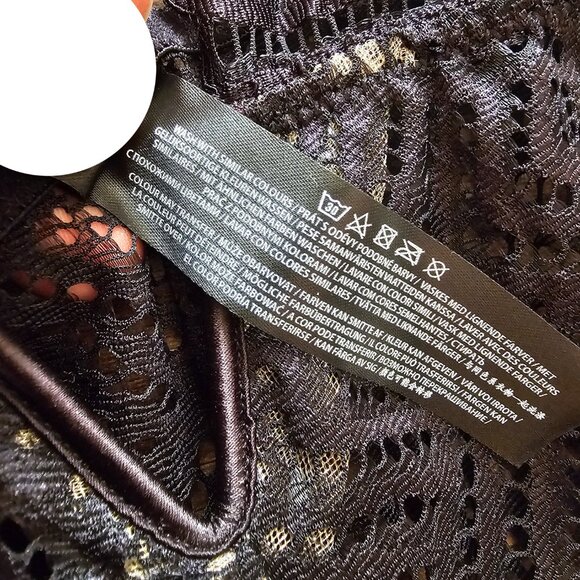 NWT!! Bluebella Iris Plunge Soft Delicate Lace Bodysuit, US 6 (S), Black - Picture 11 of 12